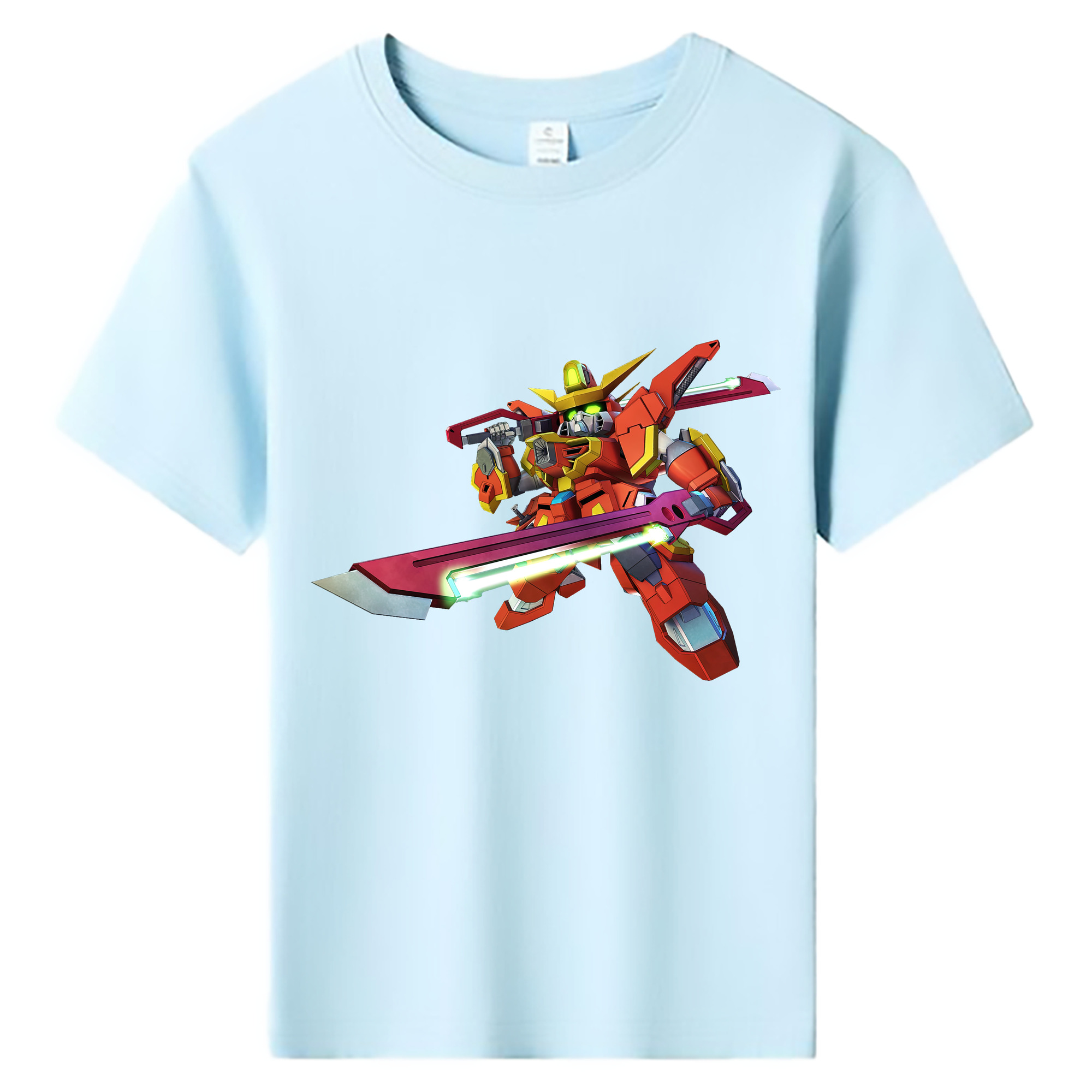 （画像用） 機動戦士ガンダム Mobile Suit Gundam 綿100％キッズTシャツ（フロントプリント）